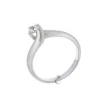 Δαχτυλιδι Μονοπετρο με Διαμαντι 0,23 Ct , F , VS 